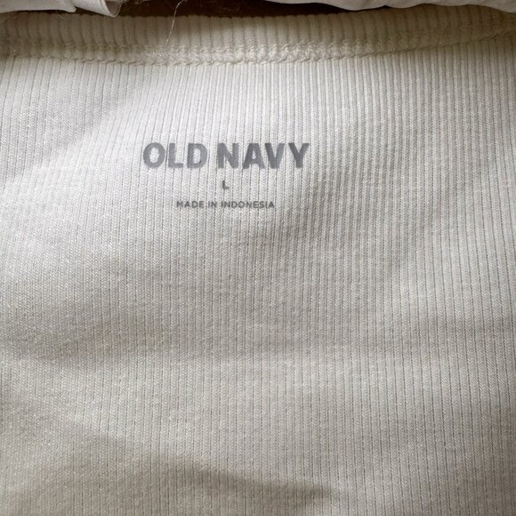 Old Navy Women's Plush Ribbed Short Sleeve Scoop Neck T-Shirt Size Large - Picture 5 of 7